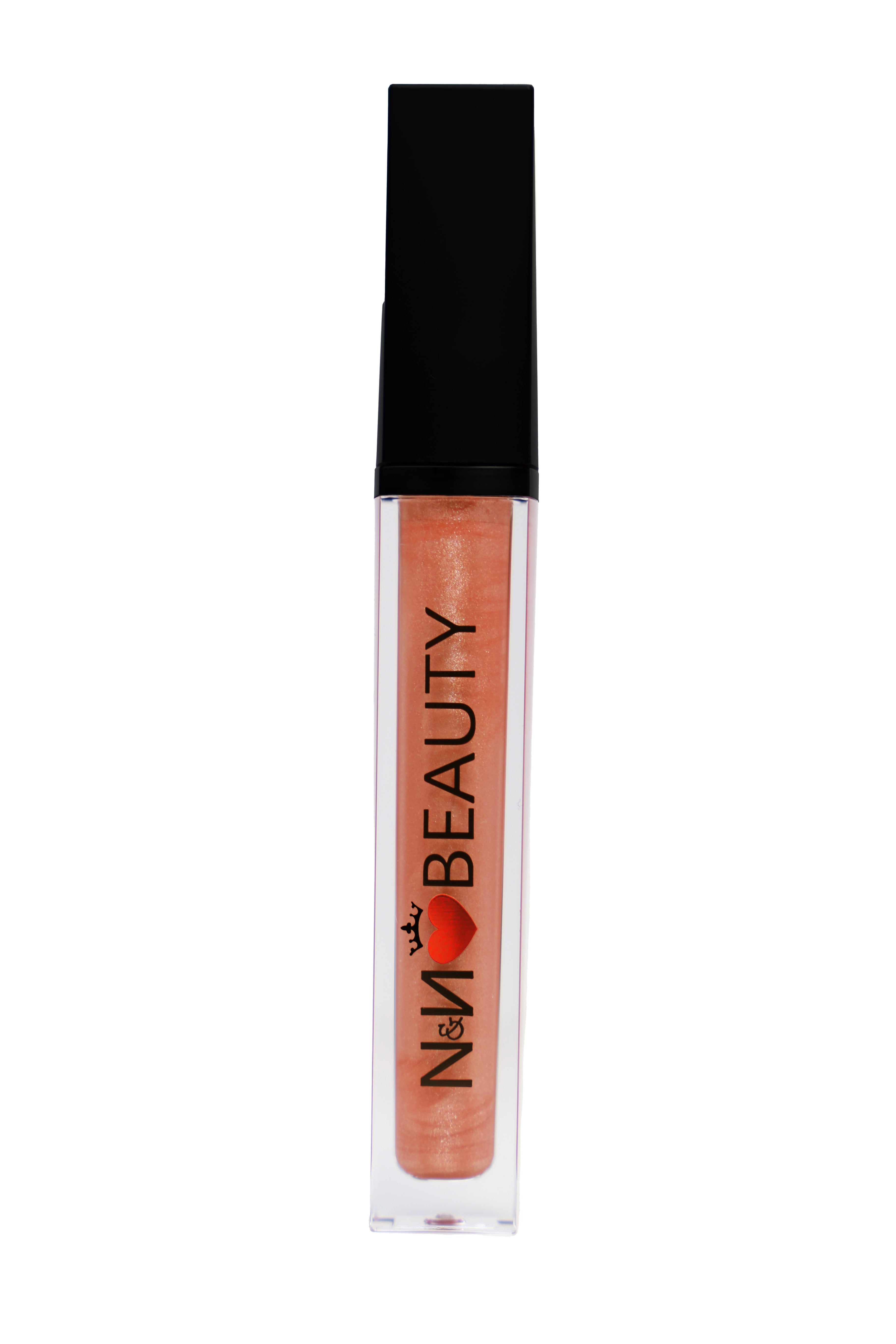 Rose Gold Lip Gloss Naughty & Nice Beauty