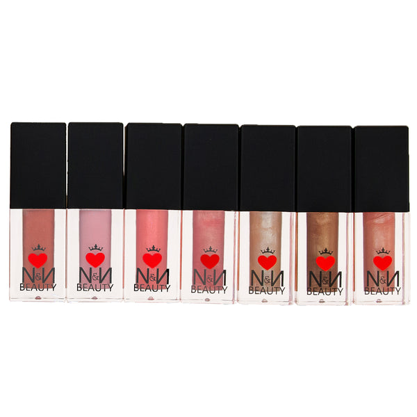 7pc  Mini Lip Gloss - Nice Collection